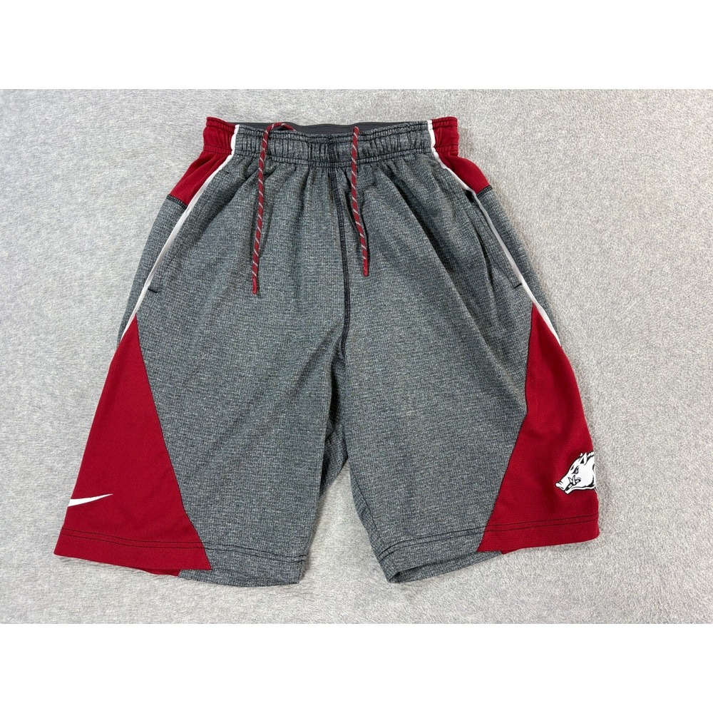 Arkansas Razorbacks Nike Dri Fit Football Practice Shorts (Men's Small) Gray